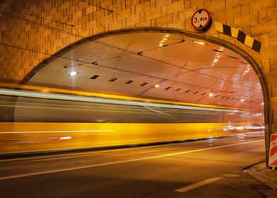 Street Tunnel at Night