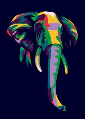 Elephant in Pop Art