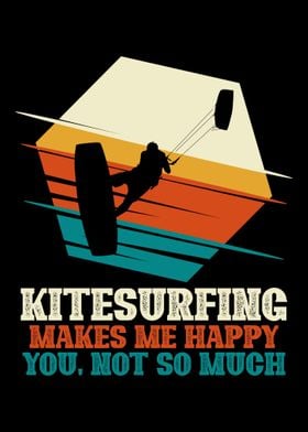 Kitesurfing makes me happy