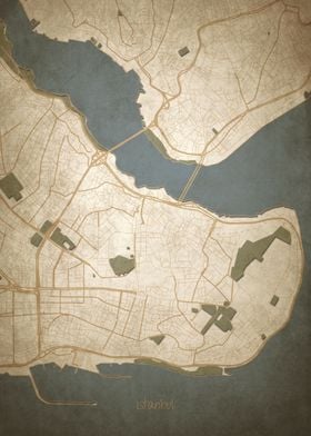 Istanbul Downtown Map