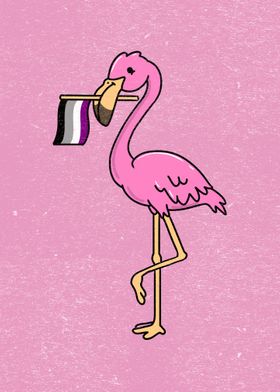 Flamingo Asexual Pride