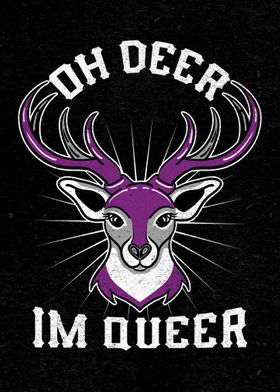 Oh Deer Asexual Pride