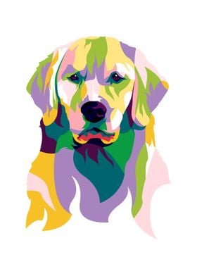 colorful dog