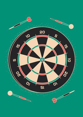 Darts Poster By Designzz Displate