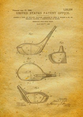 7 Golf Club Head Patent