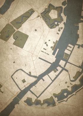 Copenhagen Downtown Map