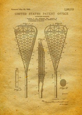 8 Lacrosse Racquet Patent