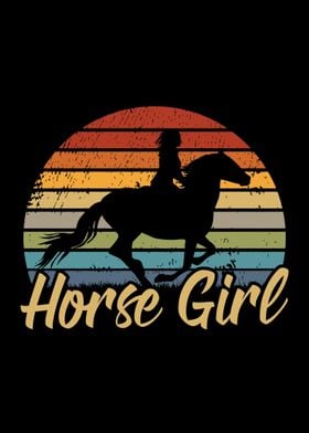 Horse Girl  Riding Gift