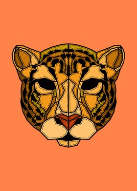 Retro Geometric Cheetah