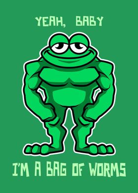 Funny Cute Fit Frog