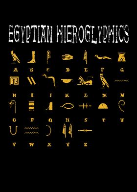 Egyptian Hieroglyphics ABC