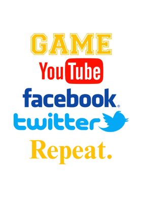 socmed and game repeat
