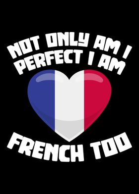 I am french France flag 