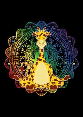 Giraffe Yoga Meditation