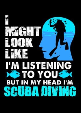 Funny Scuba Diving' Poster by FunnyGifts | Displate