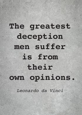 Leo da Vinci Quote L006