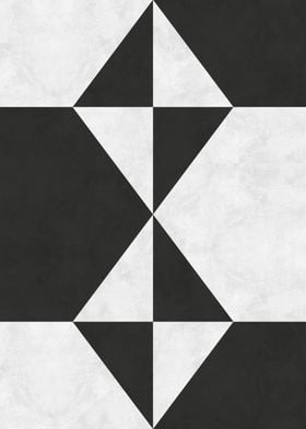 geometric black white III