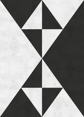 geometric black white IV