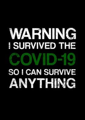 Warning Covid19 Poster