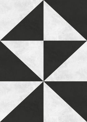 geometric black white II