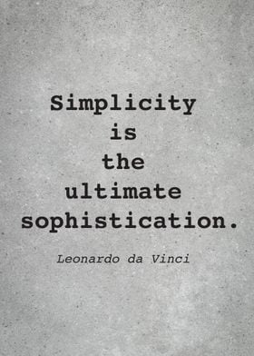 Leo da Vinci Quote L003