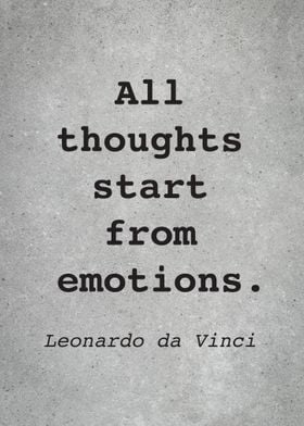 Leo da Vinci Quote L019