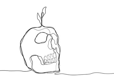 LineArt Skull