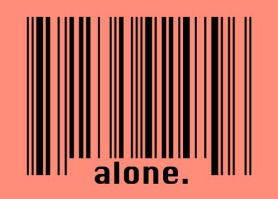 Alone Barcode