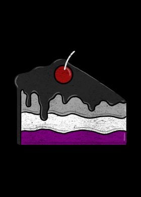 Cake Asexual Pride Flag