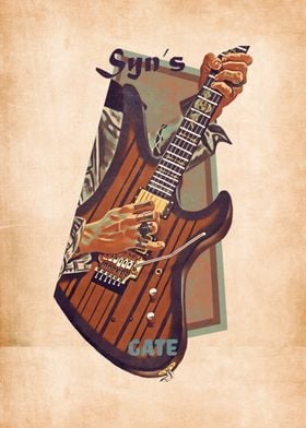 Syn Gates Retro guitar