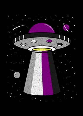 Ufo Asexual Pride Flag