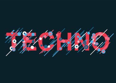 Techno Typography