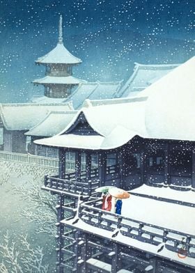 Kiyomizu Temple In Snow