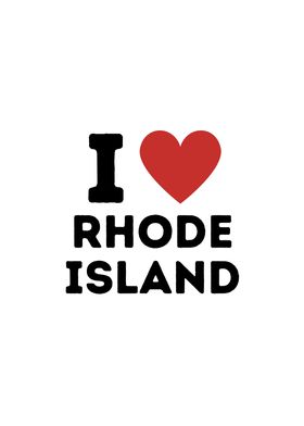 I Love Rhode Island Simple