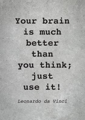 Leo da Vinci Quote L015