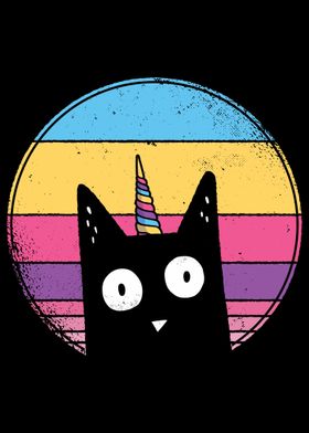 Funny Cat Unicorn Caticorn