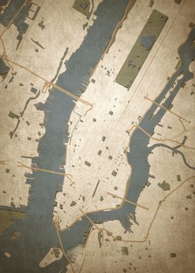 New York Downtown Map