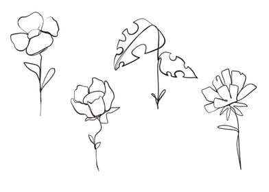 LineArt Plants