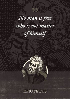 No man is free who is not 