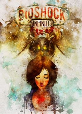 Bioshock Infinite - 2 Worlds Poster by mateliste