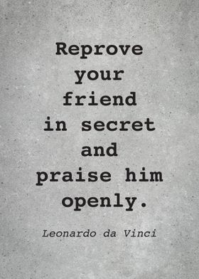 Leo da Vinci Quote L022