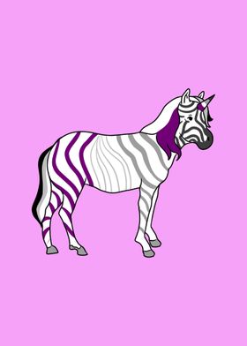 Zebracorn Asexual Pride