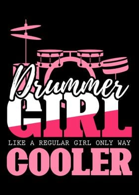 Drummer Girl Drums