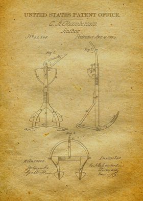 15 Old Anchor Patent 1864