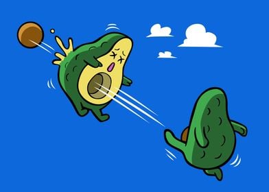 Avocado scoring a goal