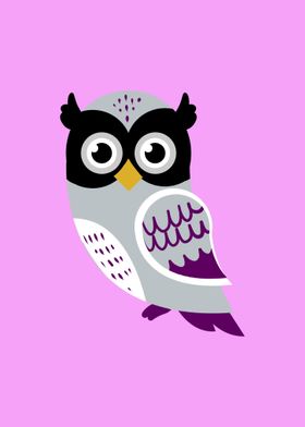 Owl Asexual Pride Flag