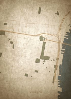 Philadelphia Downtown Map