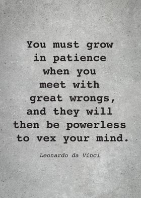 Leo da Vinci Quote L029