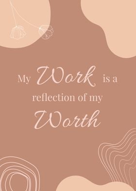 Work Worth Quotes Brown
