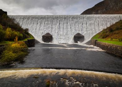 The Elan Valley dam